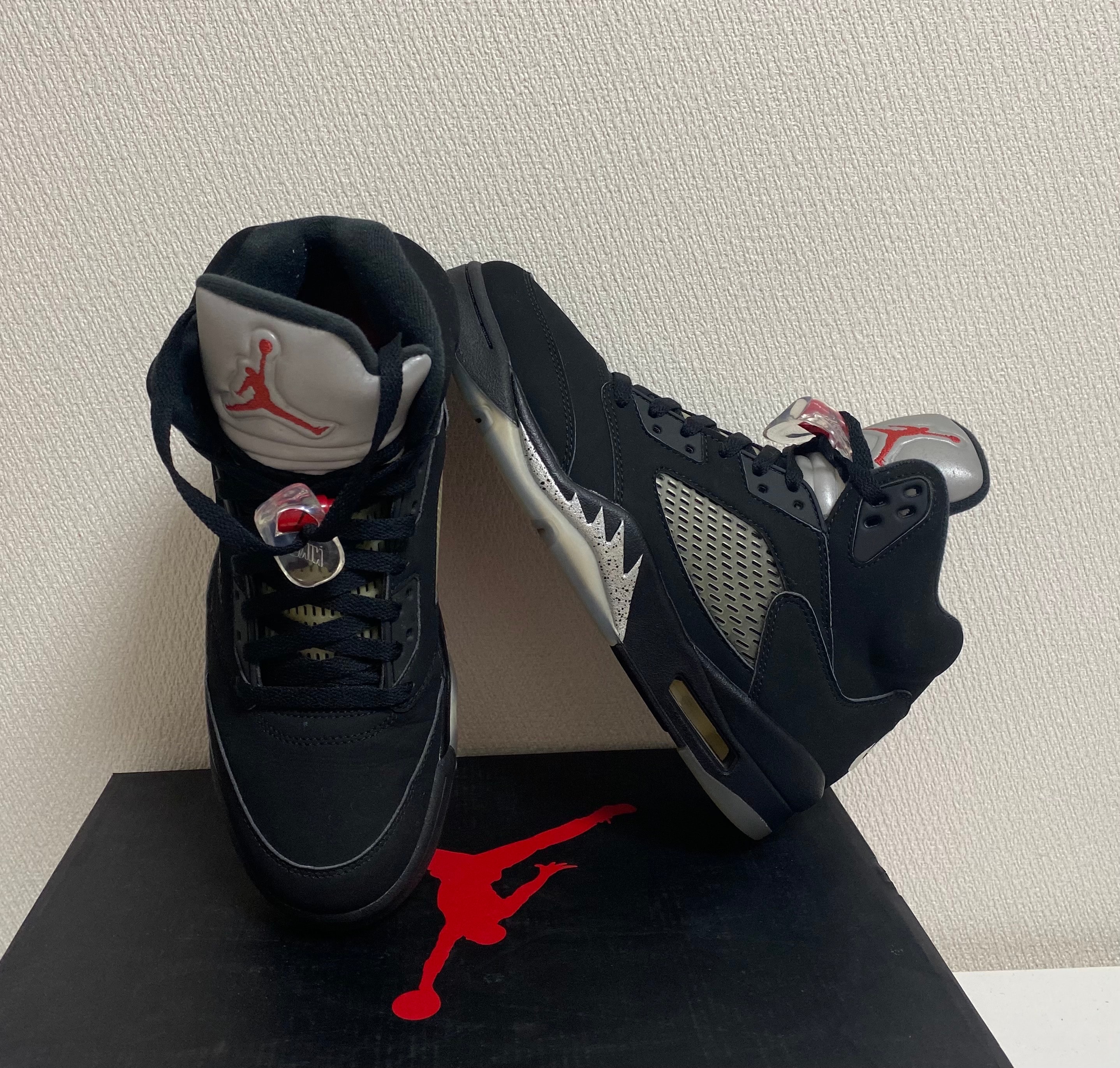 Nike Air Jordan 5 Retro OG "Black/Fire Red/Metallic Silver/White" (2016)