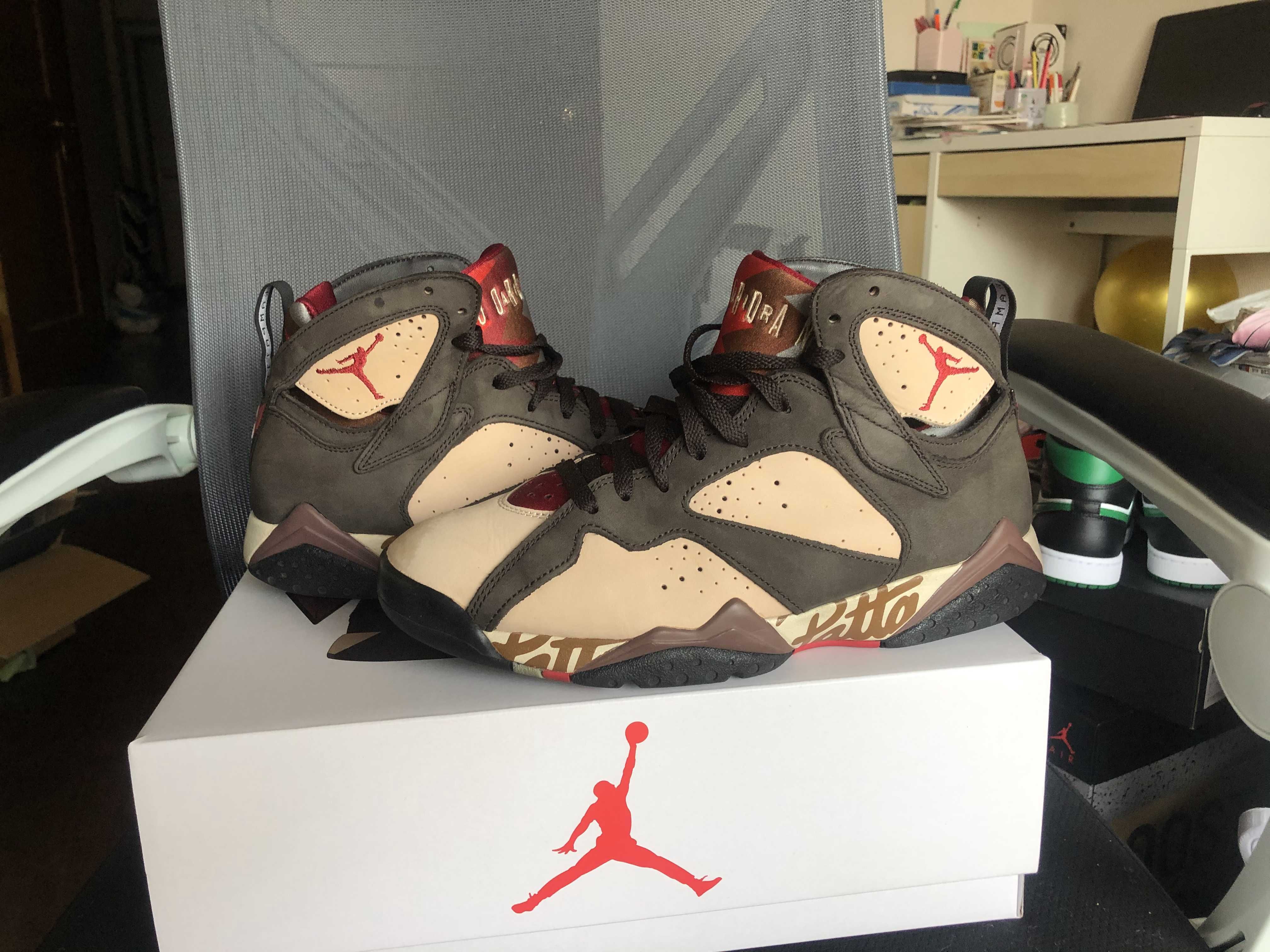 Patta × Nike Air Jordan 7 OG "Brown"