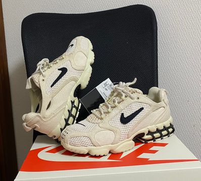 Stussy × Nike Air Zoom Spiridon CG 2 "Fossil/Black"
