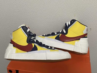 sacai × Nike Blazer Mid "Varsity Maize/Varsity Red"