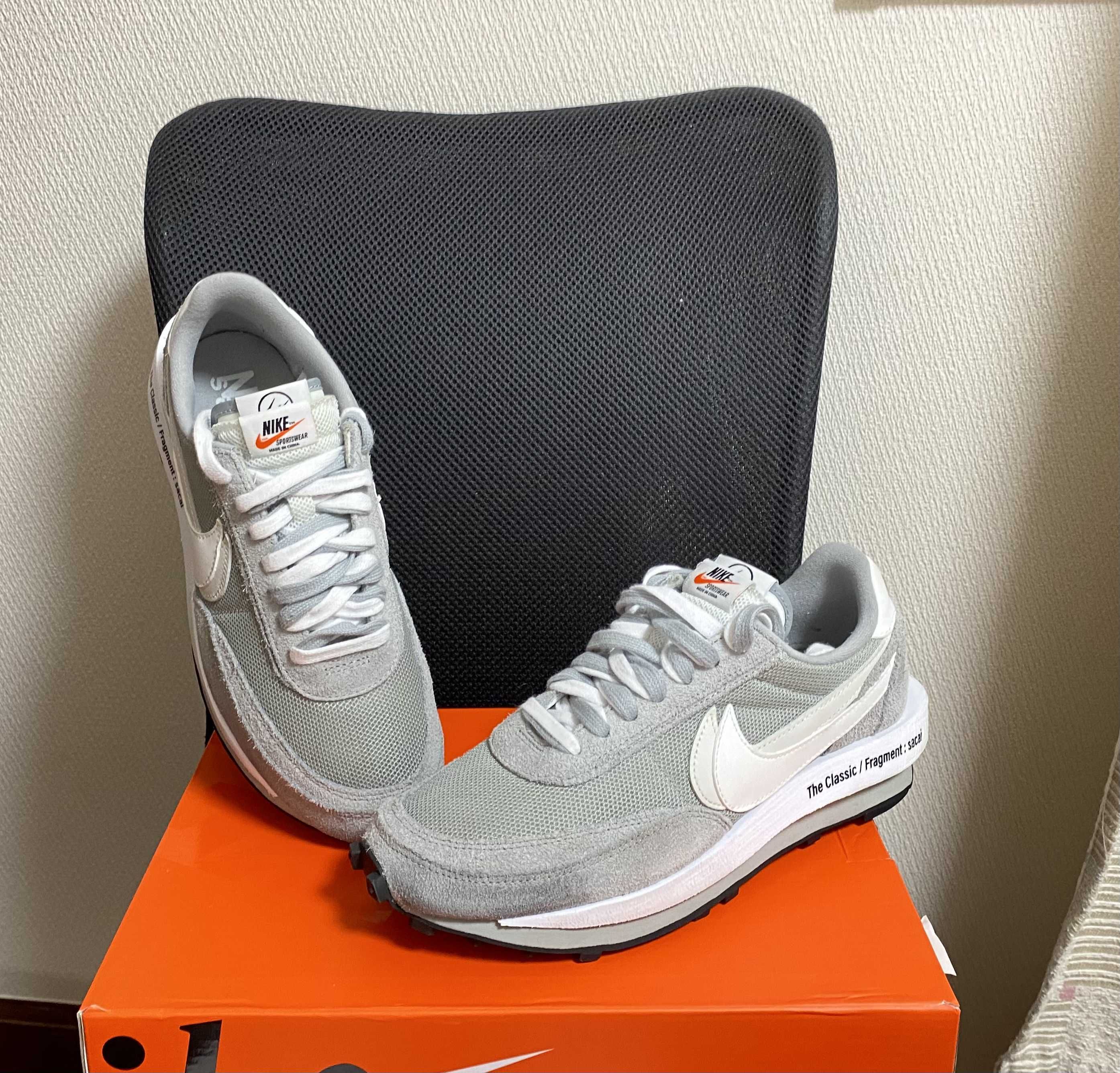 Fragment × sacai × Nike LD Waffle "Light Smoke Grey"