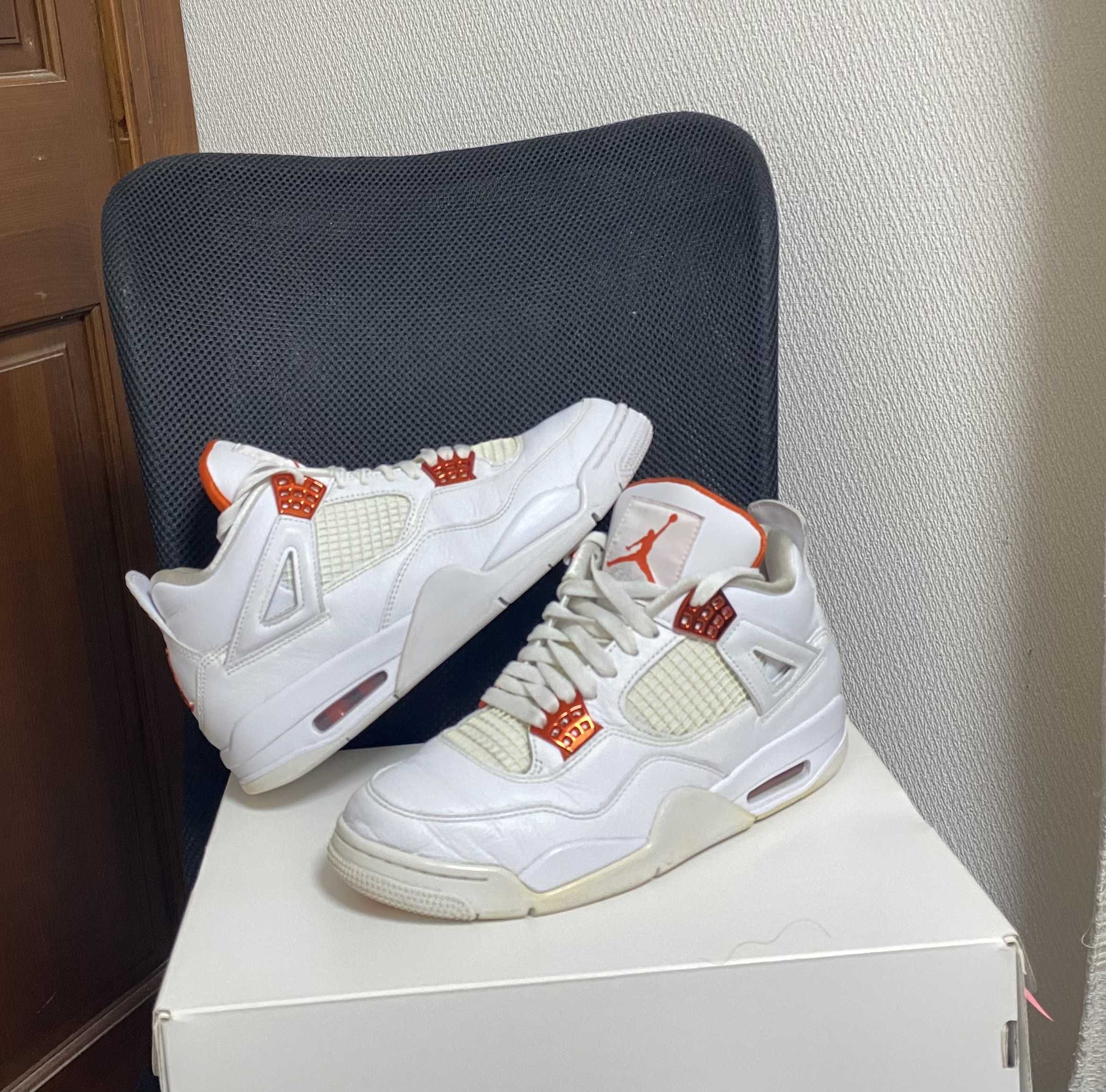 Nike Air Jordan 4 Retro "White/Team Orange"