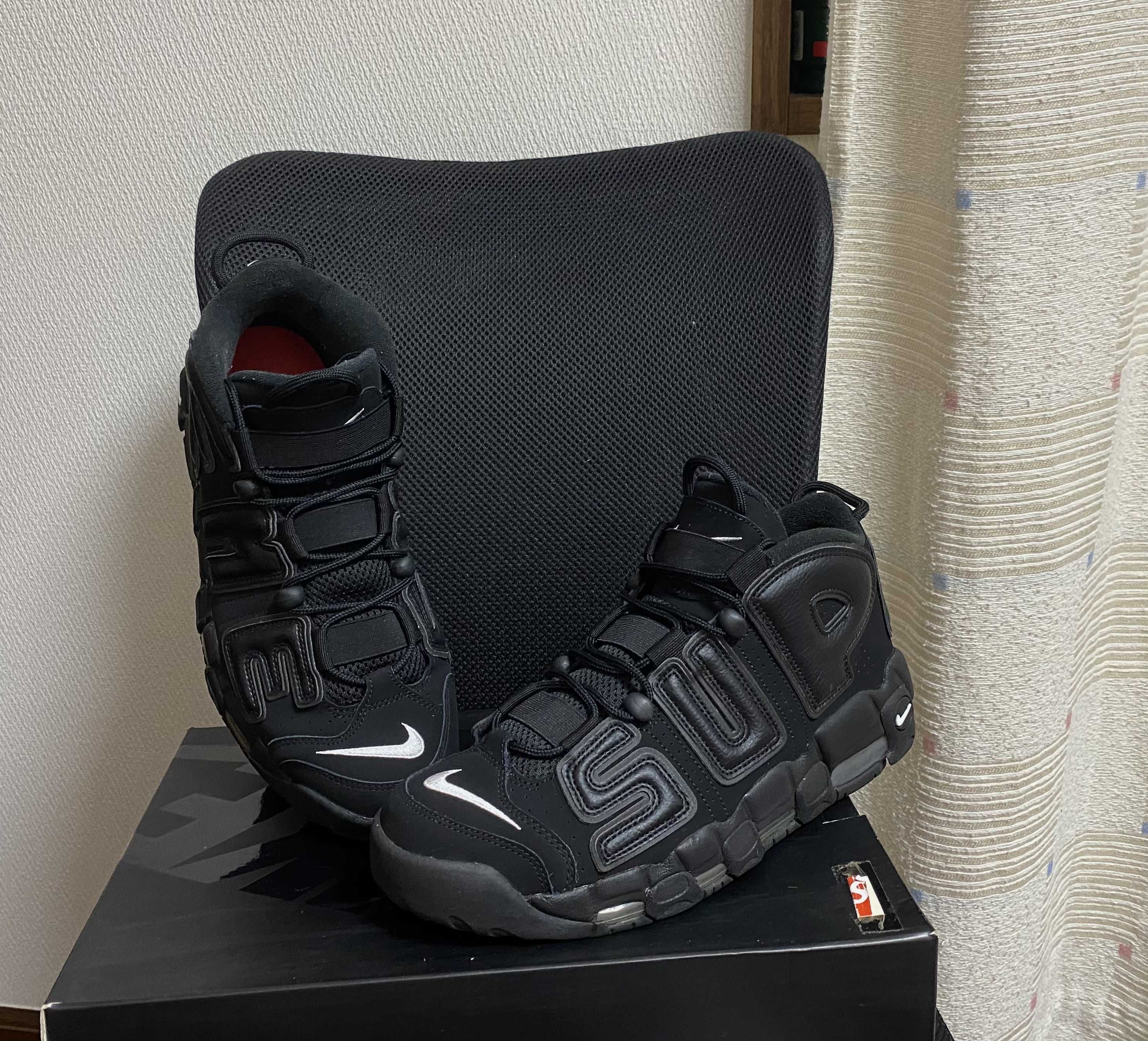 Supreme × Nike Air More Uptempo "Black"