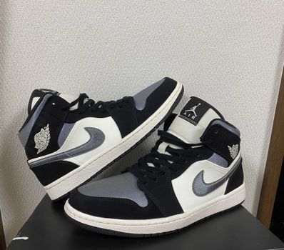 NIKE AIR JORDAN 1 MID SE "WHITE/BLACK/SATIN BLUE"