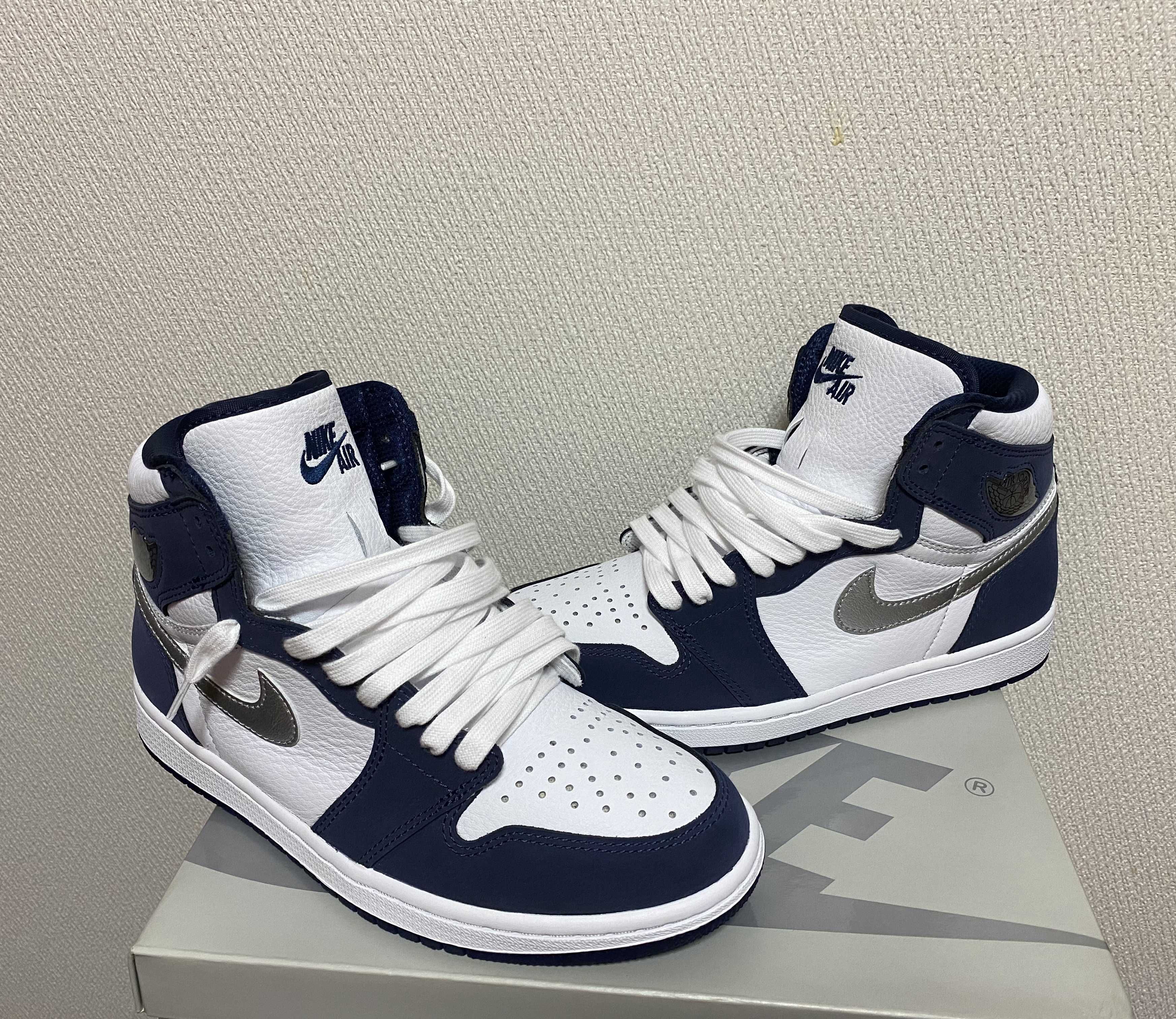 Nike Air Jordan 1 High OG CO.JP "White/Midnight Navy" (2020)(ブリーフケースなし)