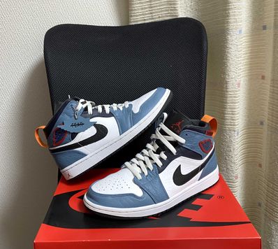 FACETASM × Nike Air Jordan 1 Mid "White/Navy"