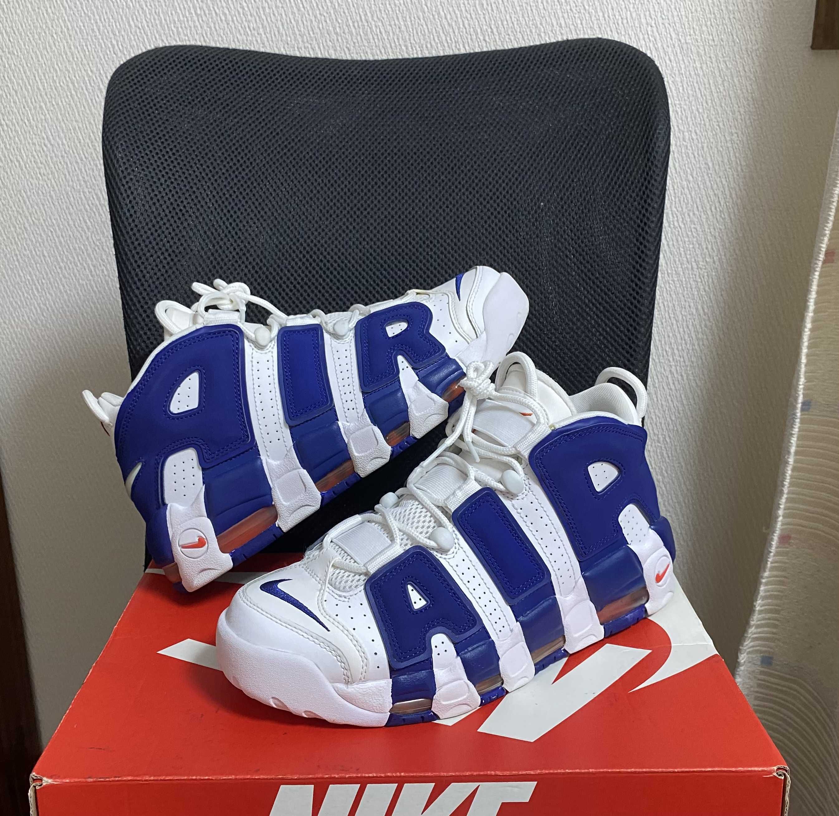 NIKE AIR MORE UPTEMPO 96 "WHITE/DEEP ROYAL BLUE"