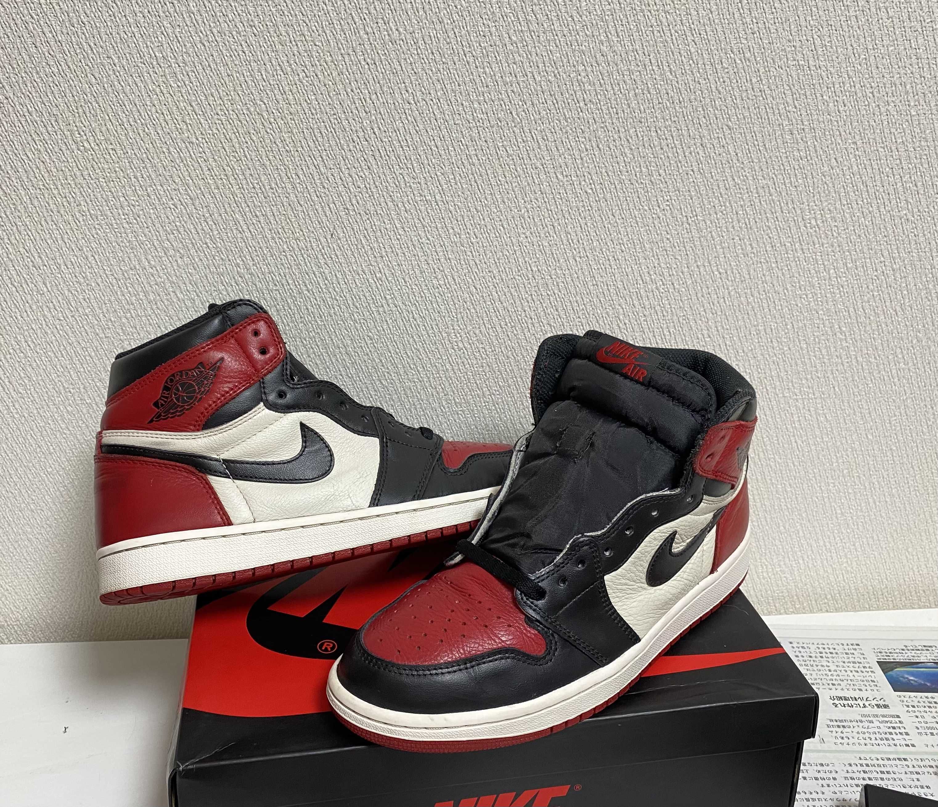 Nike Air Jordan 1 Retro High OG "Bred Toe"