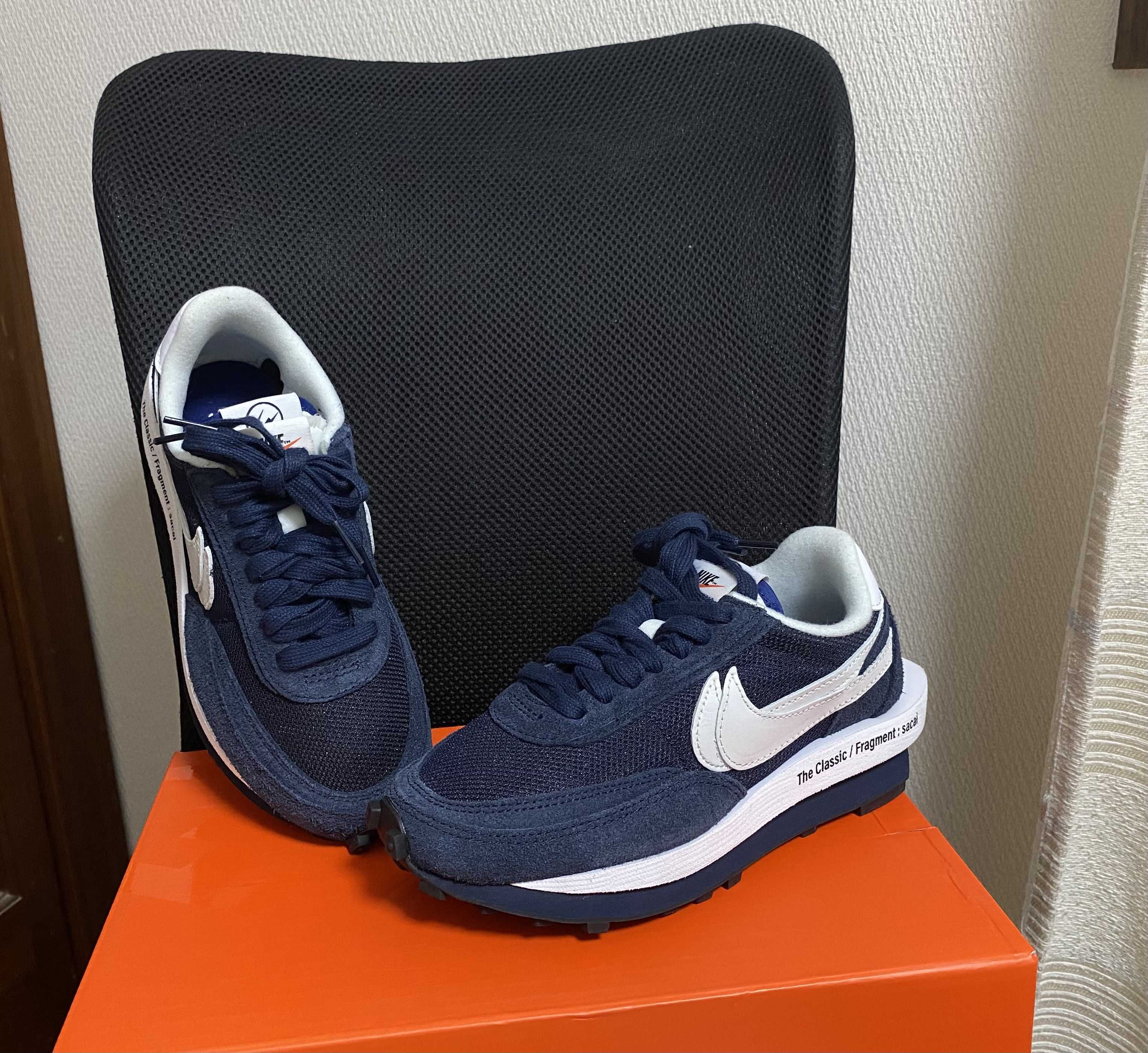 Fragment × sacai × Nike LD Waffle "Blackended Blue"