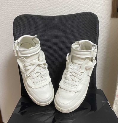 COMME des GARCONS × Nike Air Force 1 Mid "White"