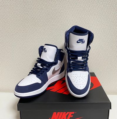 Nike GS Air Jordan 1 High OG CO.JP "Midnight Navy" (2020)(ブリーフケースなし)