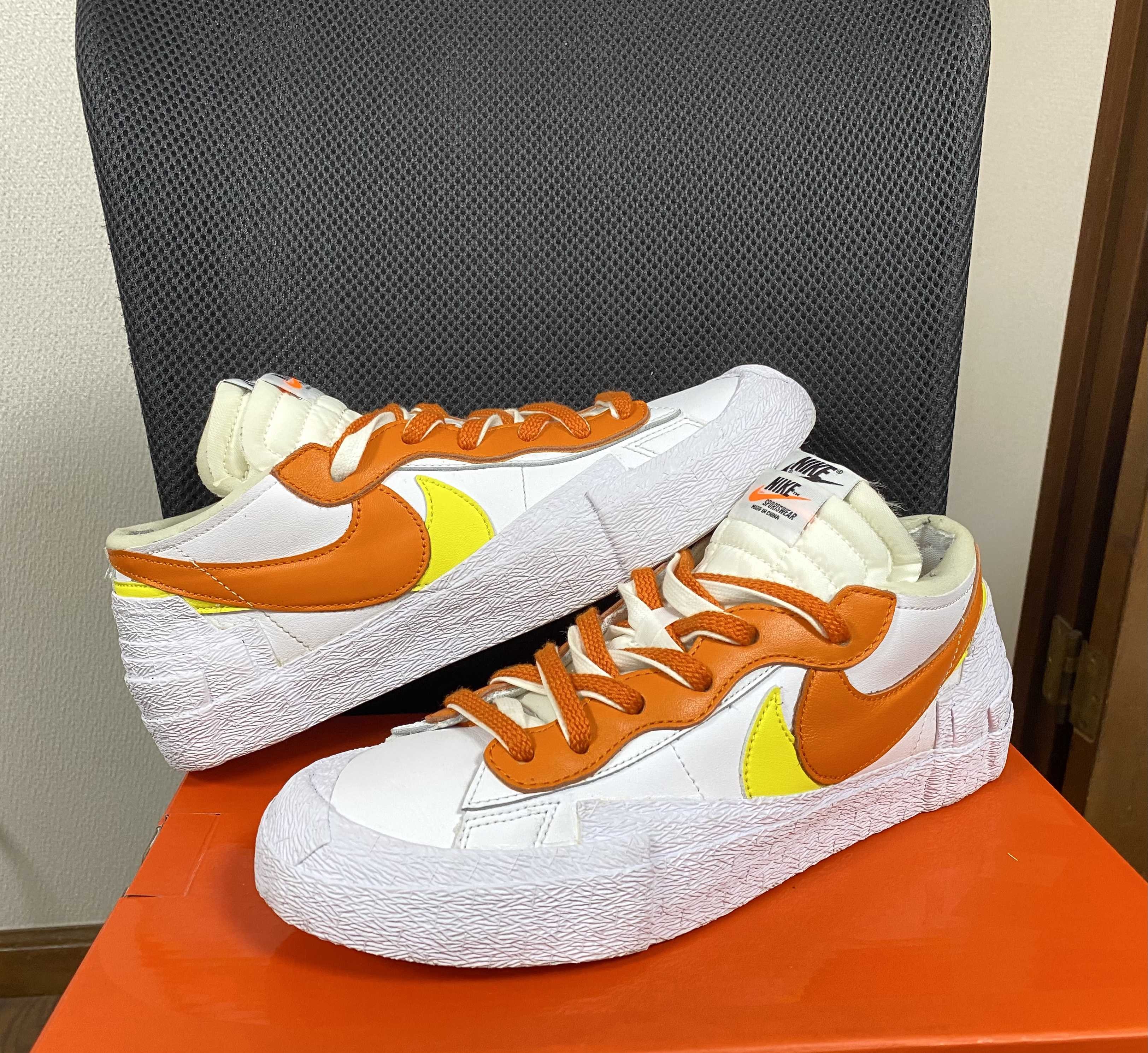 SACAI × NIKE BLAZER LOW "MAGMA ORANGE"