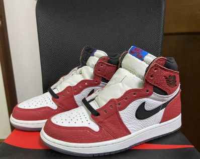 Spiderman × Nike Air Jordan 1 Origin Story "Gym Red/White/Photo Blue/Black"