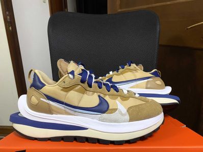 Sacai × Nike Vapor Waffle "Sesame And Blue Void"