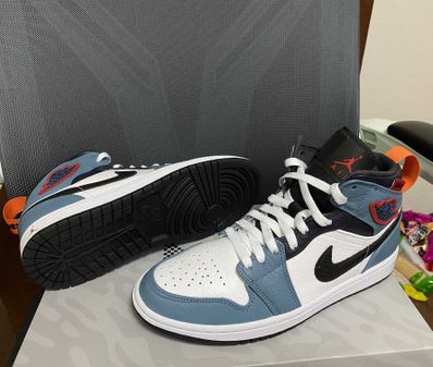 FACETASM × Nike Air Jordan 1 Mid "White/Navy"
