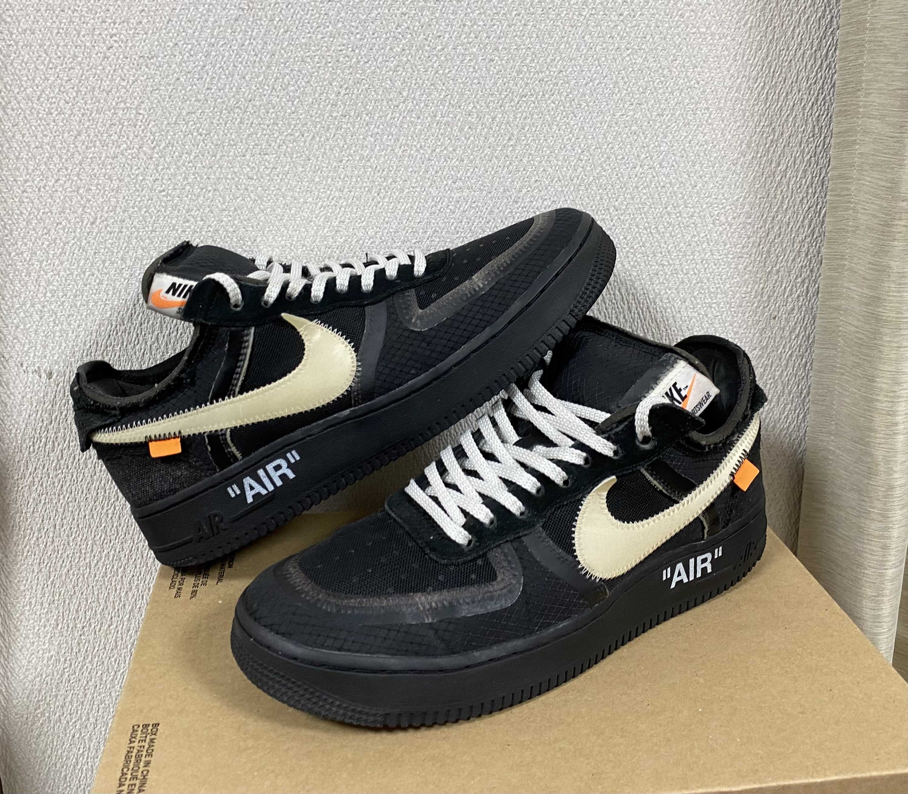 Off-White × Nike Air Force 1 Low "Black"