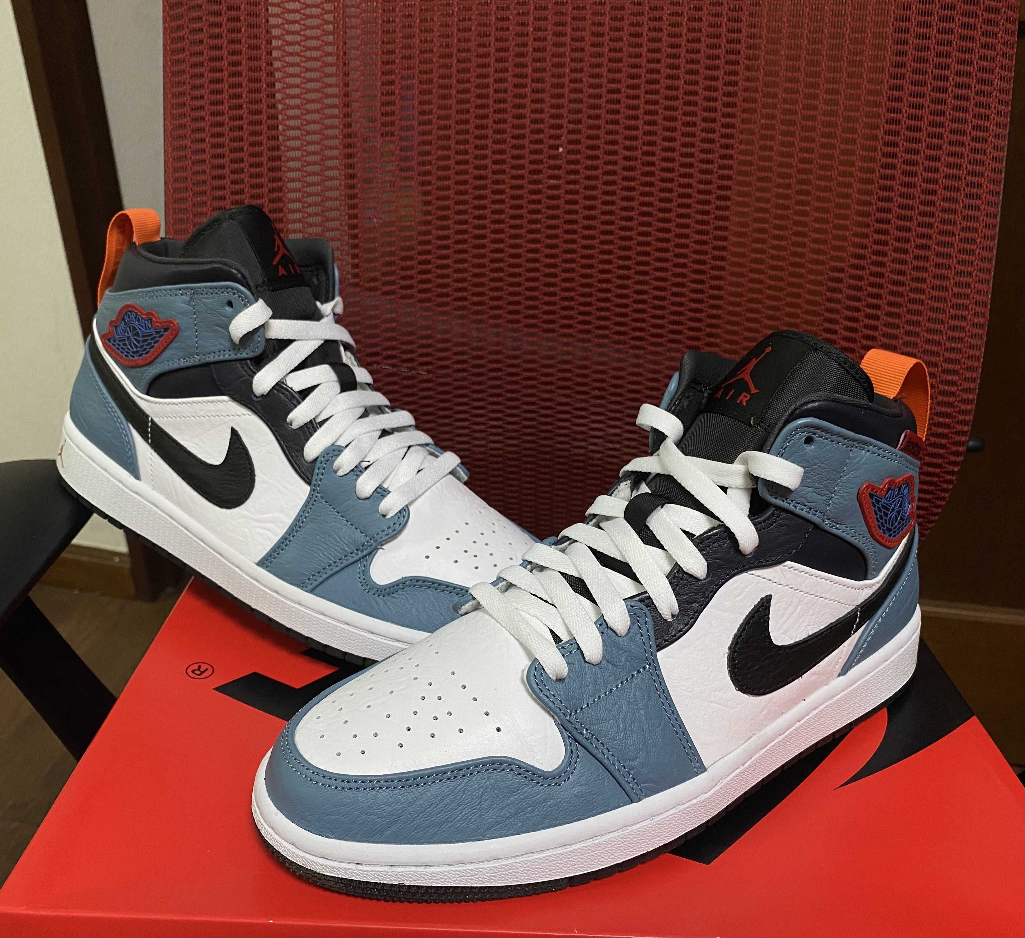 FACETASM × Nike Air Jordan 1 Mid "White/Navy"