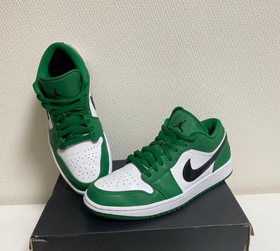 NIKE AIR JORDAN 1 LOW "PINE GREEN/WHITE"