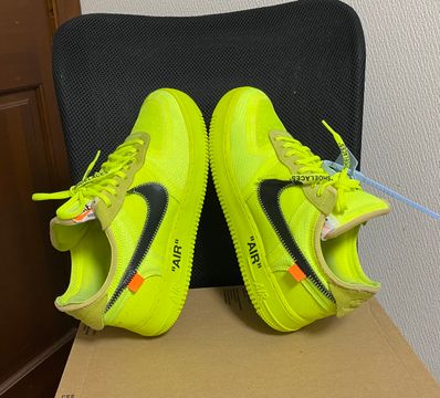Off-White × Nike Air Force 1 Low "Volt"