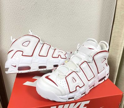 NIKE AIR MORE UPTEMPO "WHITE/VARSITY RED" (2021)