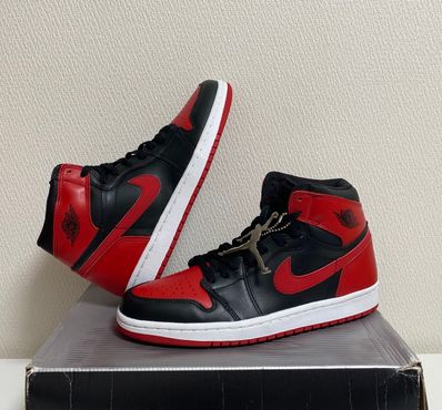 Nike Air Jordan 1 Retro High "Black Varsity Red/Bred"(2001)