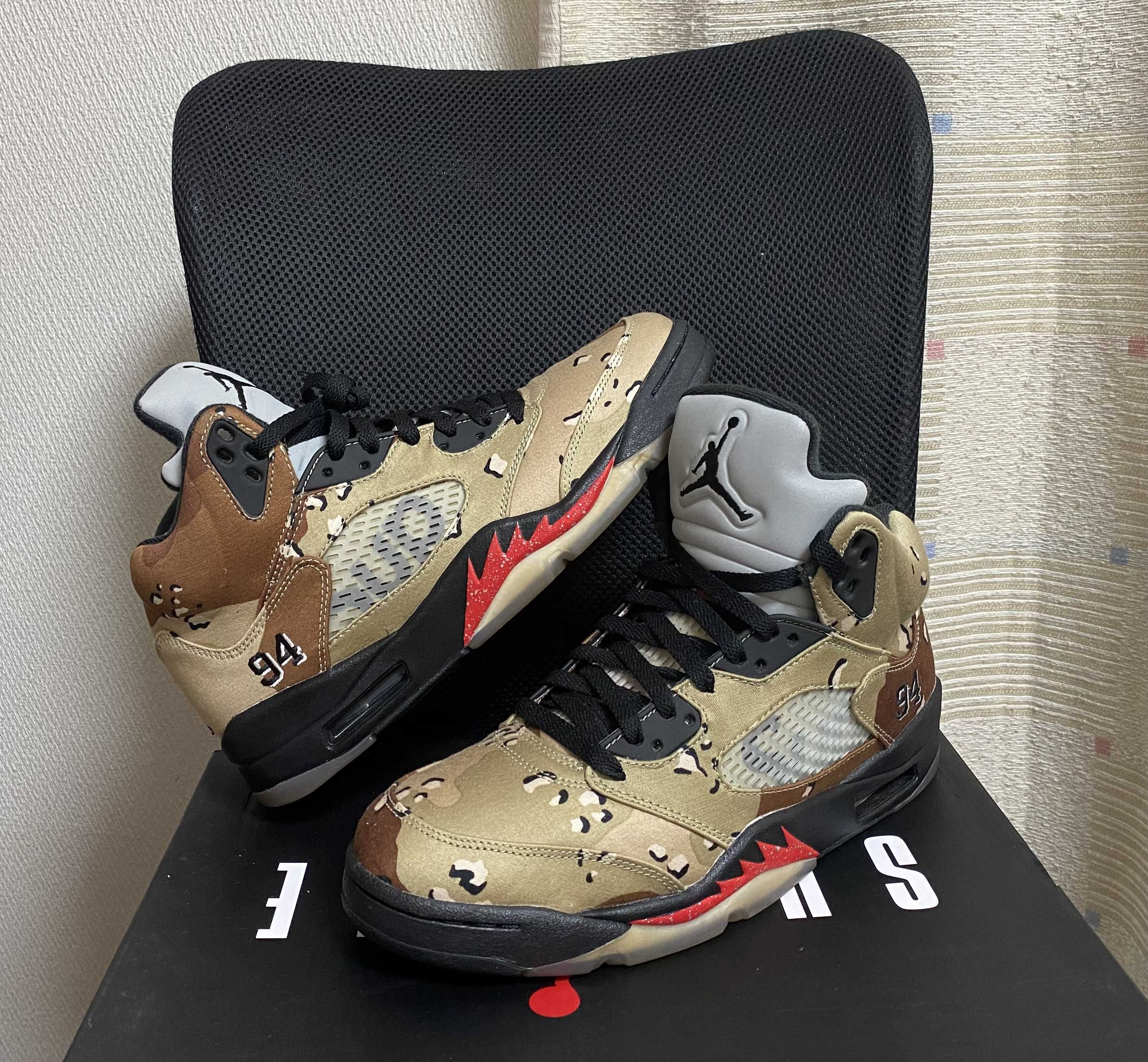 Supreme × Nike Air Jordan 5 Retro "Desert Camo"