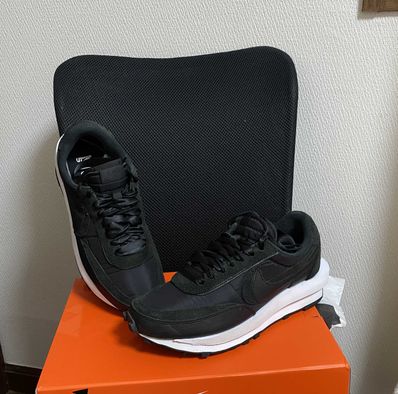 sacai × Nike LDV Waffle "Triple Black"