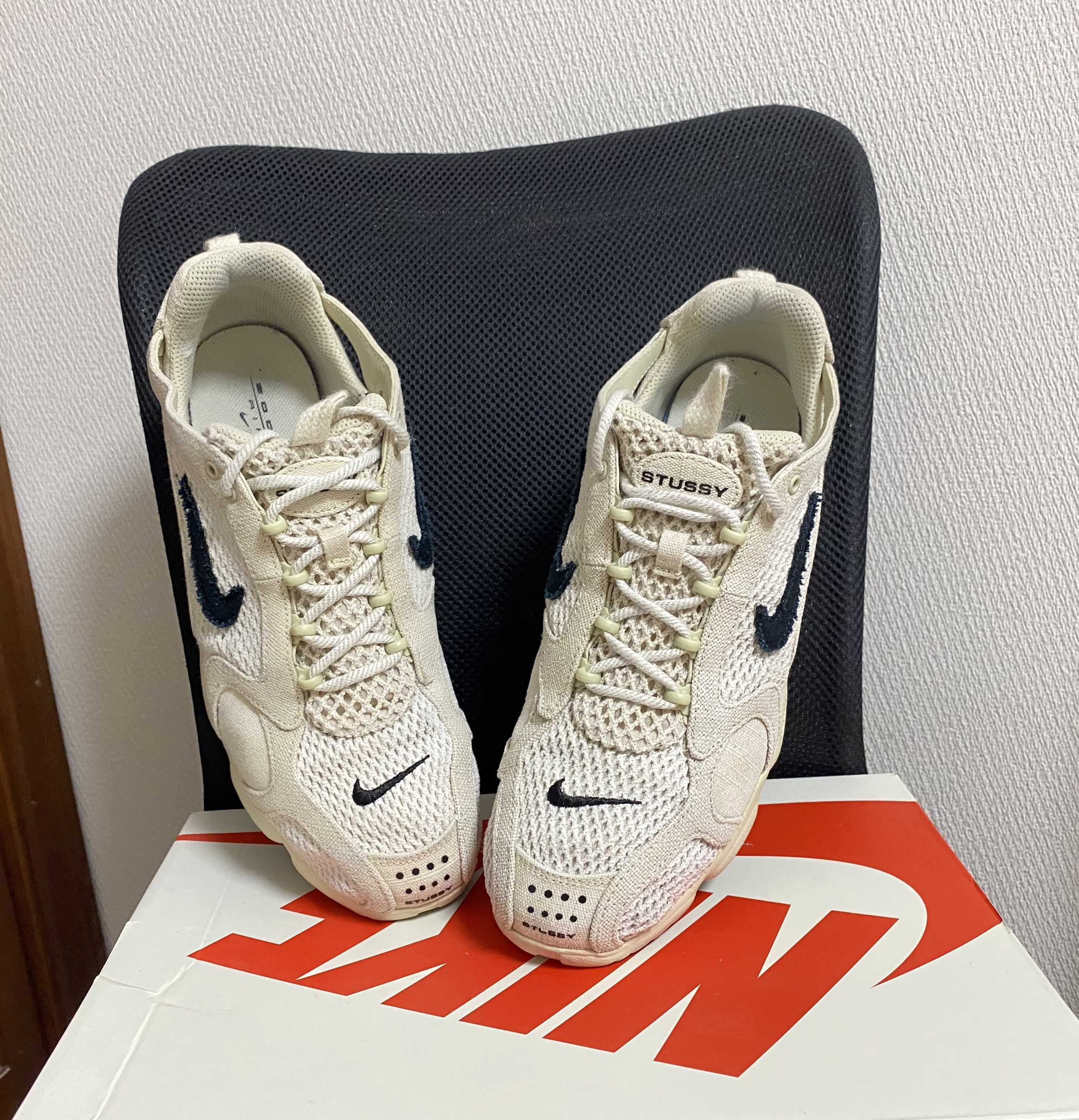 Stussy × Nike Air Zoom Spiridon CG 2 "Fossil/Black"