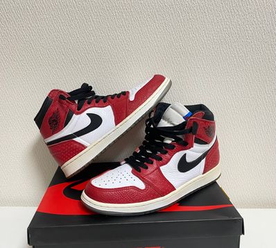 Spiderman × Nike Air Jordan 1 Origin Story "Gym Red/White/Photo Blue/Black"