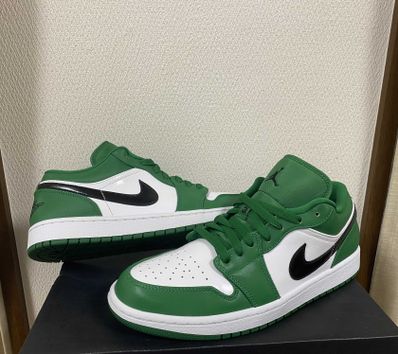 NIKE AIR JORDAN 1 LOW "PINE GREEN/WHITE"