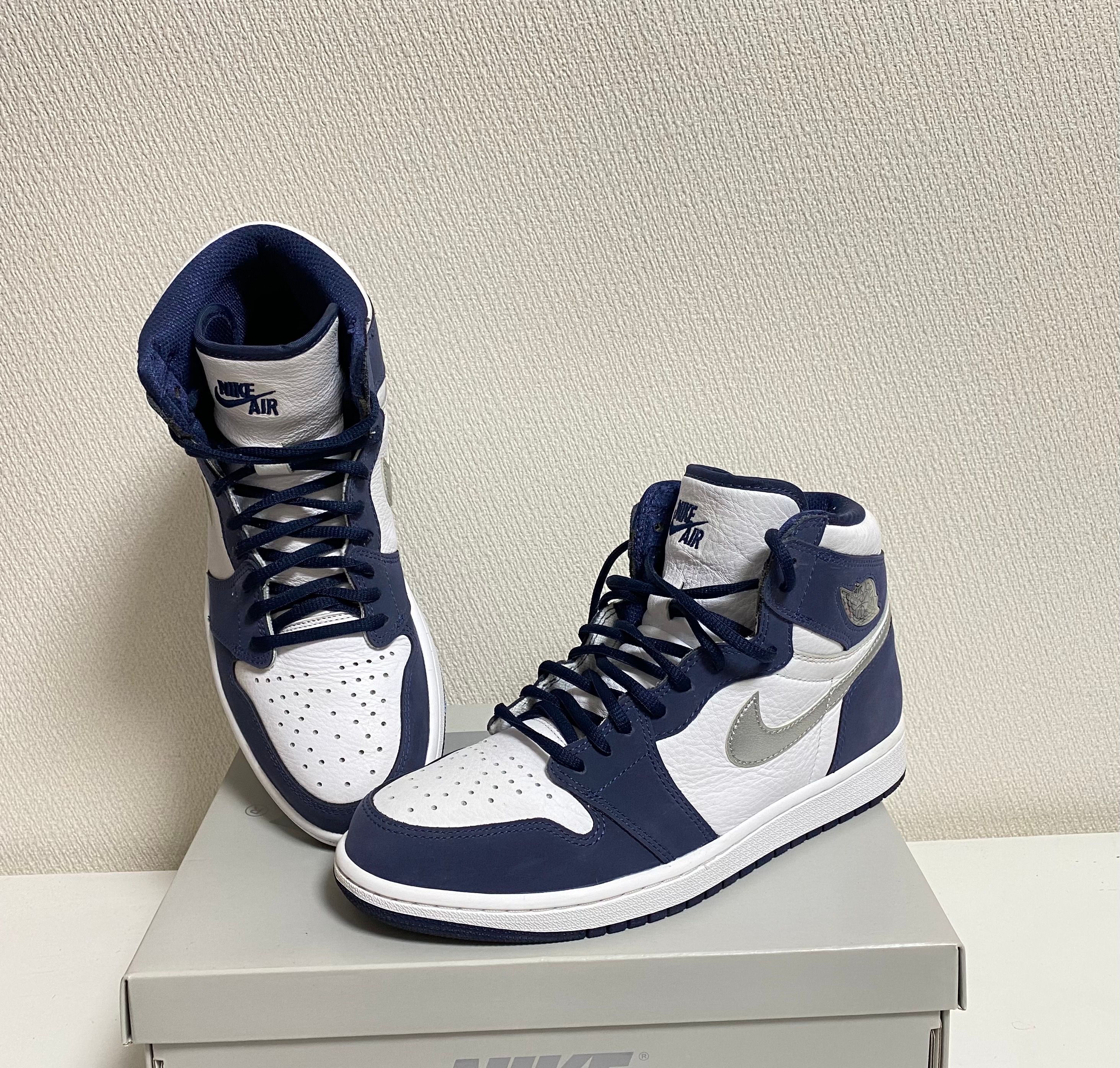 Nike Air Jordan 1 High OG CO.JP "White/Midnight Navy" (2020)(ブリーフケースなし)