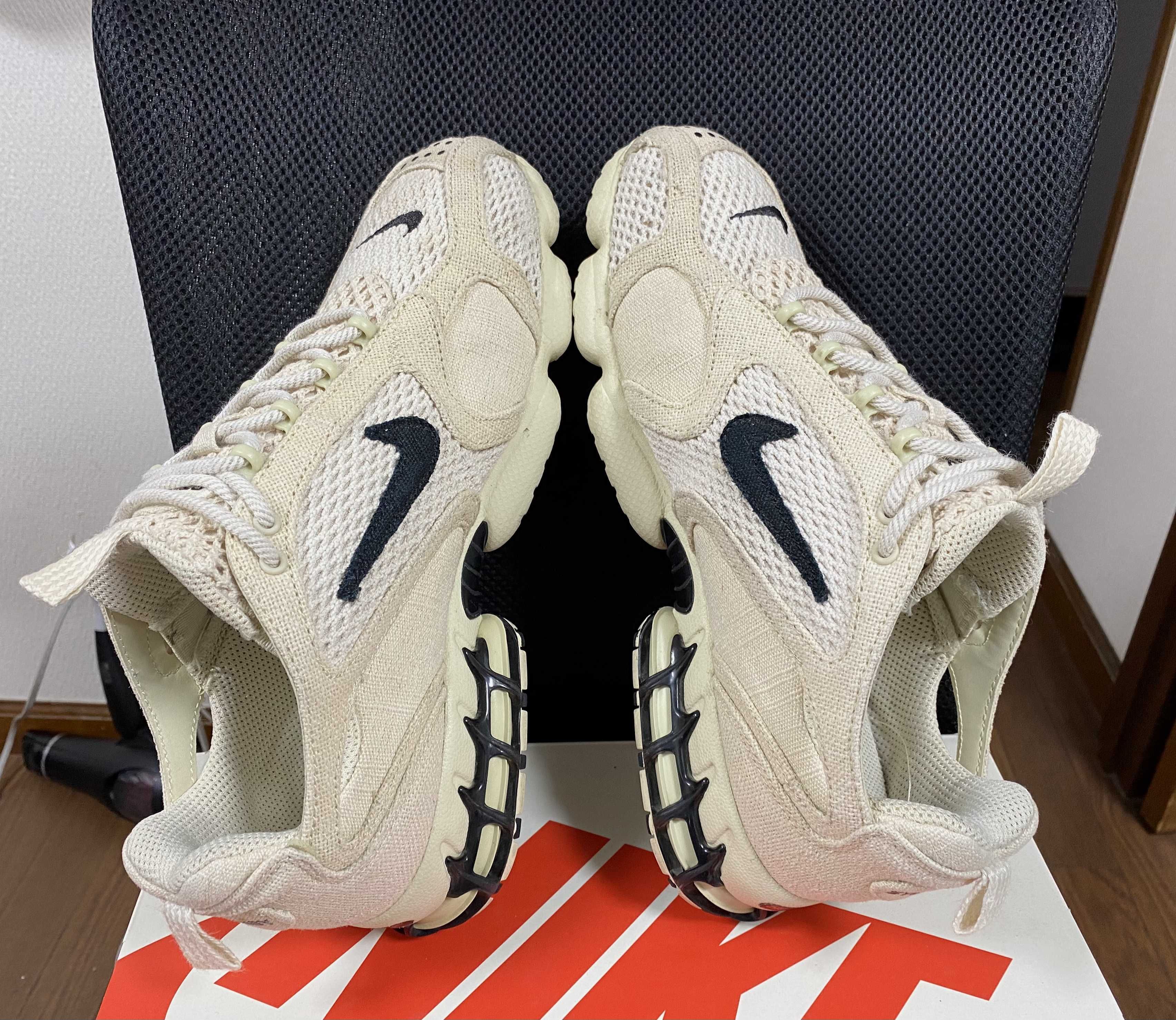 Stussy × Nike Air Zoom Spiridon CG 2 "Fossil/Black"