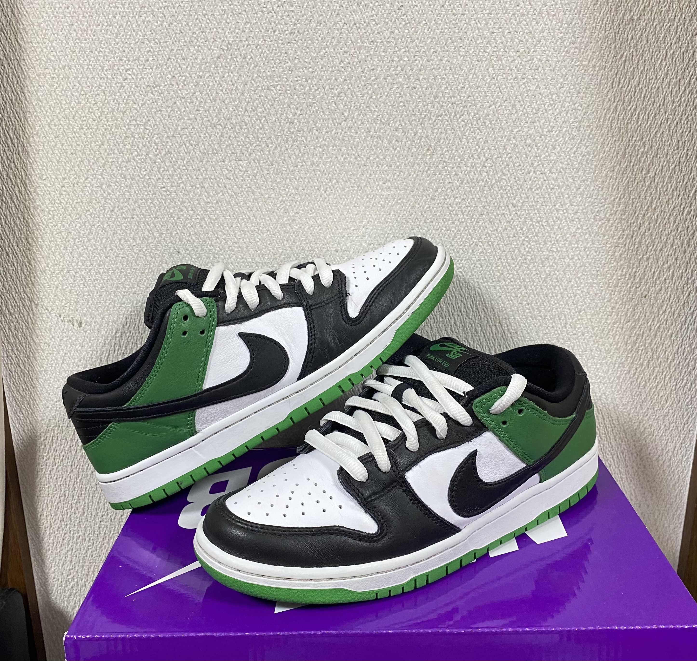 Nike SB Dunk Low Pro "Black and Classic Green"
