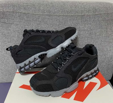 Stussy × Nike Air Zoom Spiridon Cage 2 "Black"