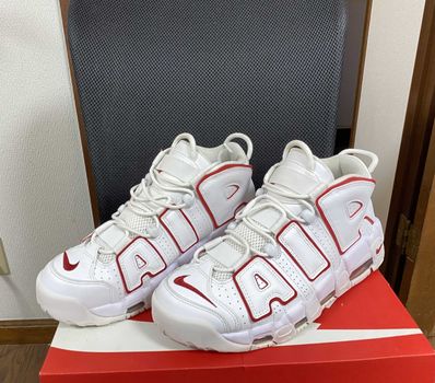 NIKE AIR MORE UPTEMPO "WHITE/VARSITY RED" (2018)