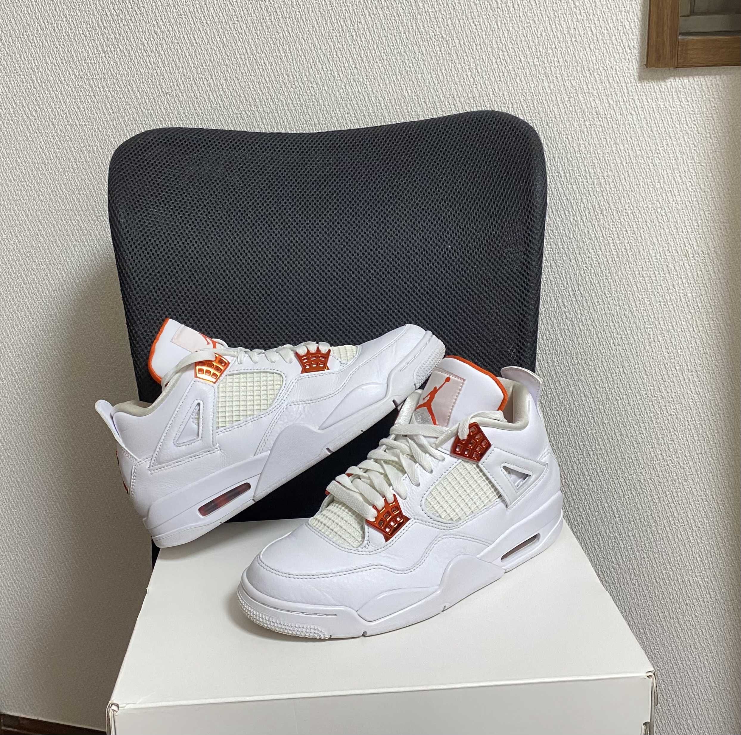 Nike Air Jordan 4 Retro "White/Team Orange"