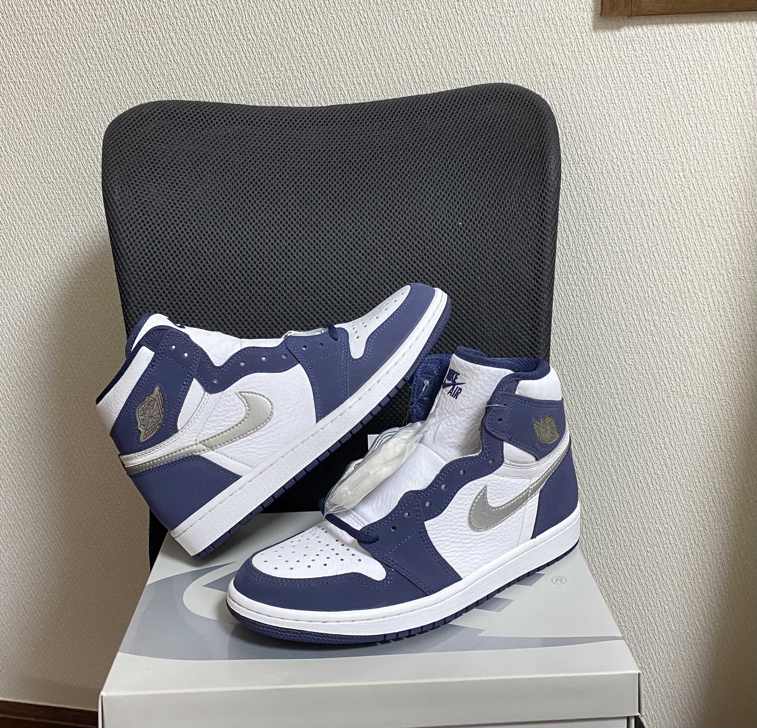 Nike Air Jordan 1 High OG CO.JP "White/Midnight Navy" (2020)(ブリーフケースなし)