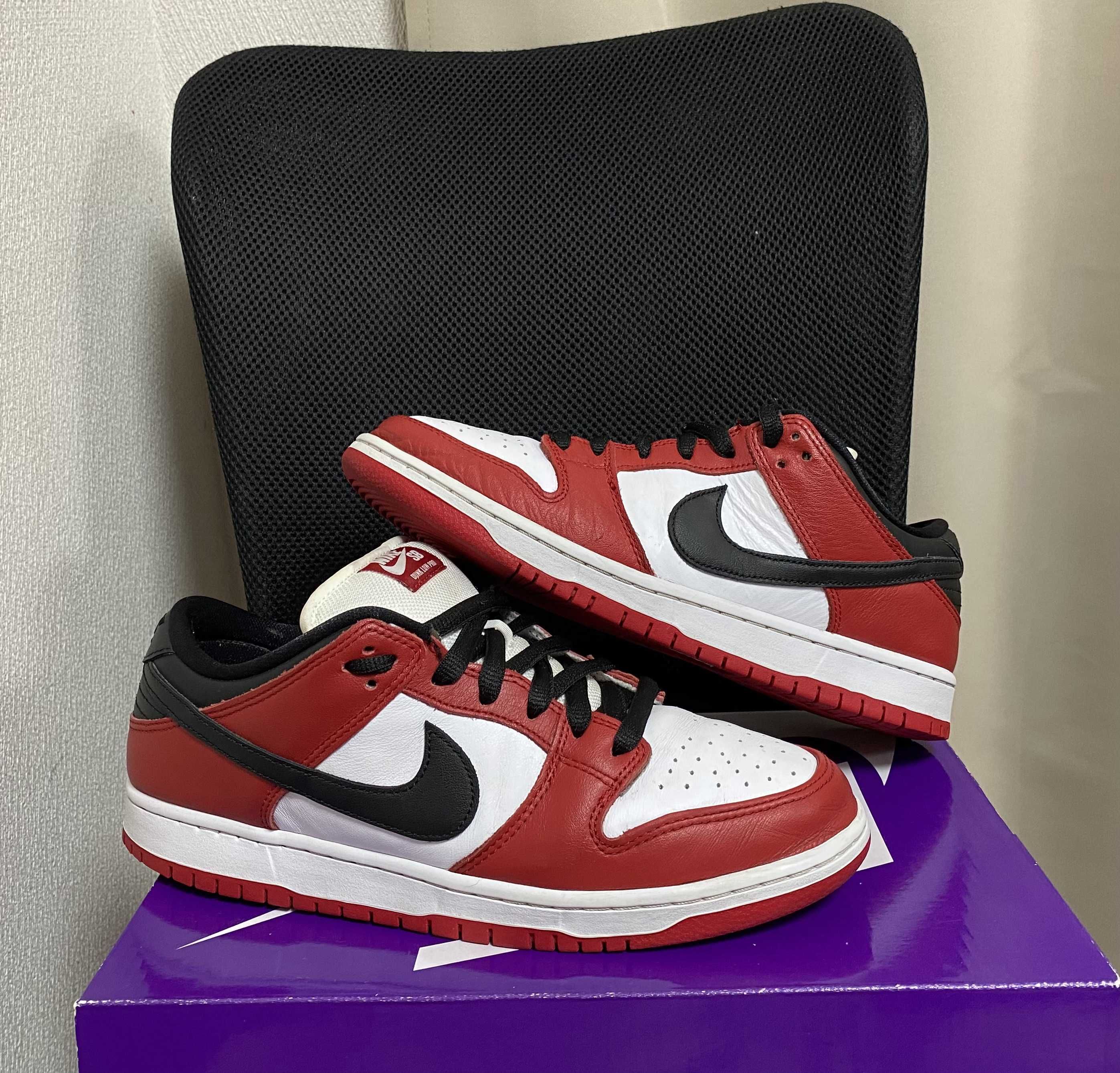 Nike SB Dunk Low Pro "J-Pack Chicago/Varsity Red and White"