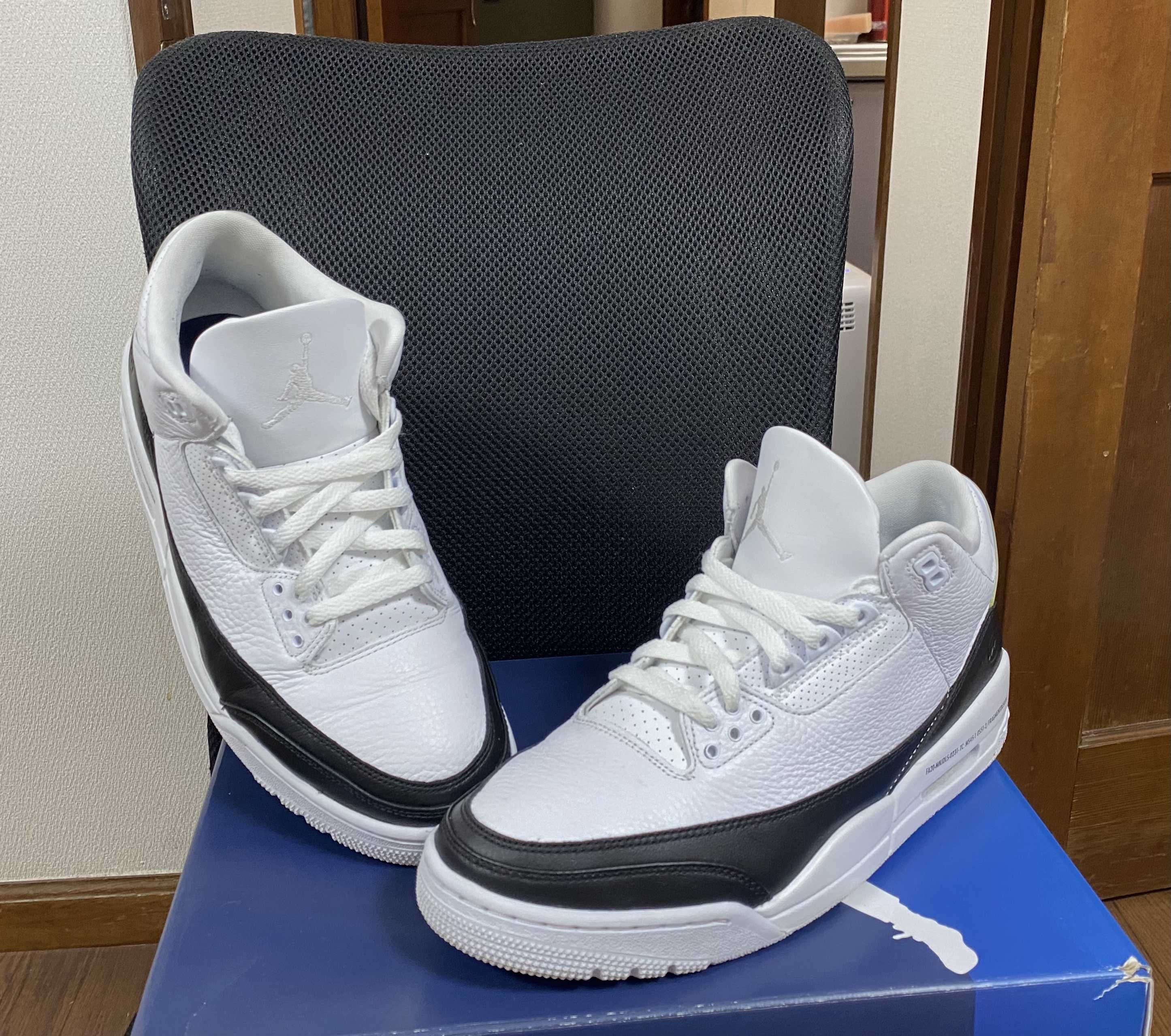 Fragment × Nike Air Jordan 3 "White/Black"