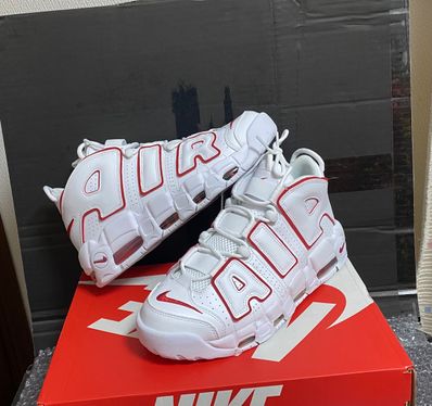 NIKE AIR MORE UPTEMPO "WHITE/VARSITY RED" (2021)