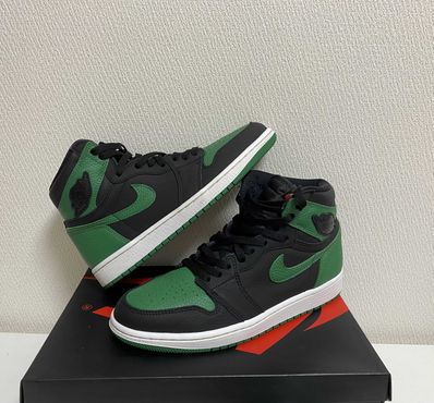 Nike Air Jordan 1 Retro High OG "Black/Pine Green" (2020)