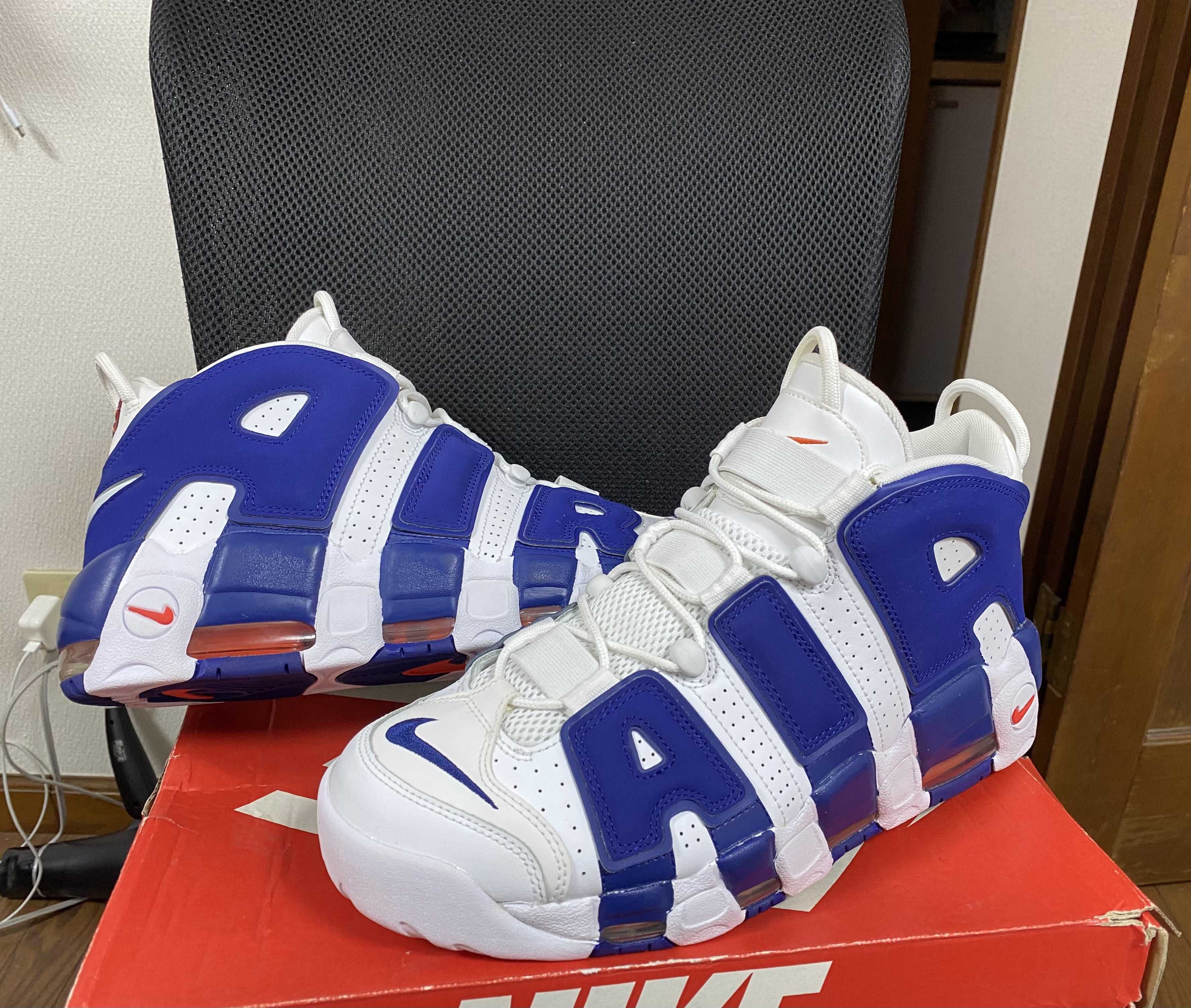 NIKE AIR MORE UPTEMPO 96 "WHITE/DEEP ROYAL BLUE"