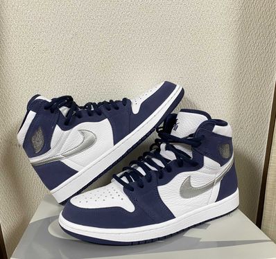 Nike Air Jordan 1 High OG CO.JP "White/Midnight Navy" (2020)(ブリーフケースなし)
