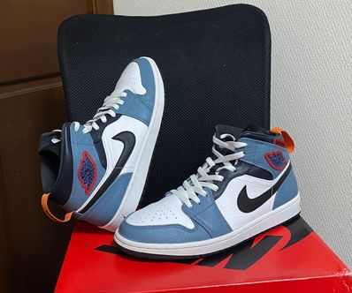 FACETASM × Nike Air Jordan 1 Mid "White/Navy"