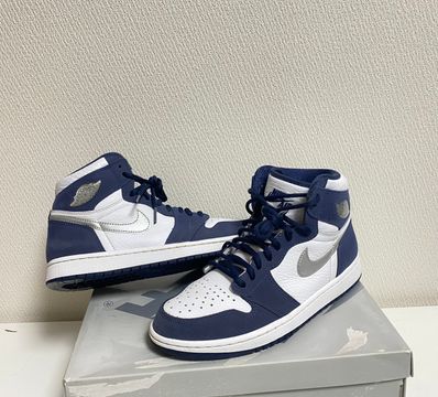 Nike Air Jordan 1 High OG CO.JP "White/Midnight Navy" (2020)(ブリーフケースなし)