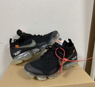 Off-White × Nike Air Vapormax "Black/Total Orange/Clear"