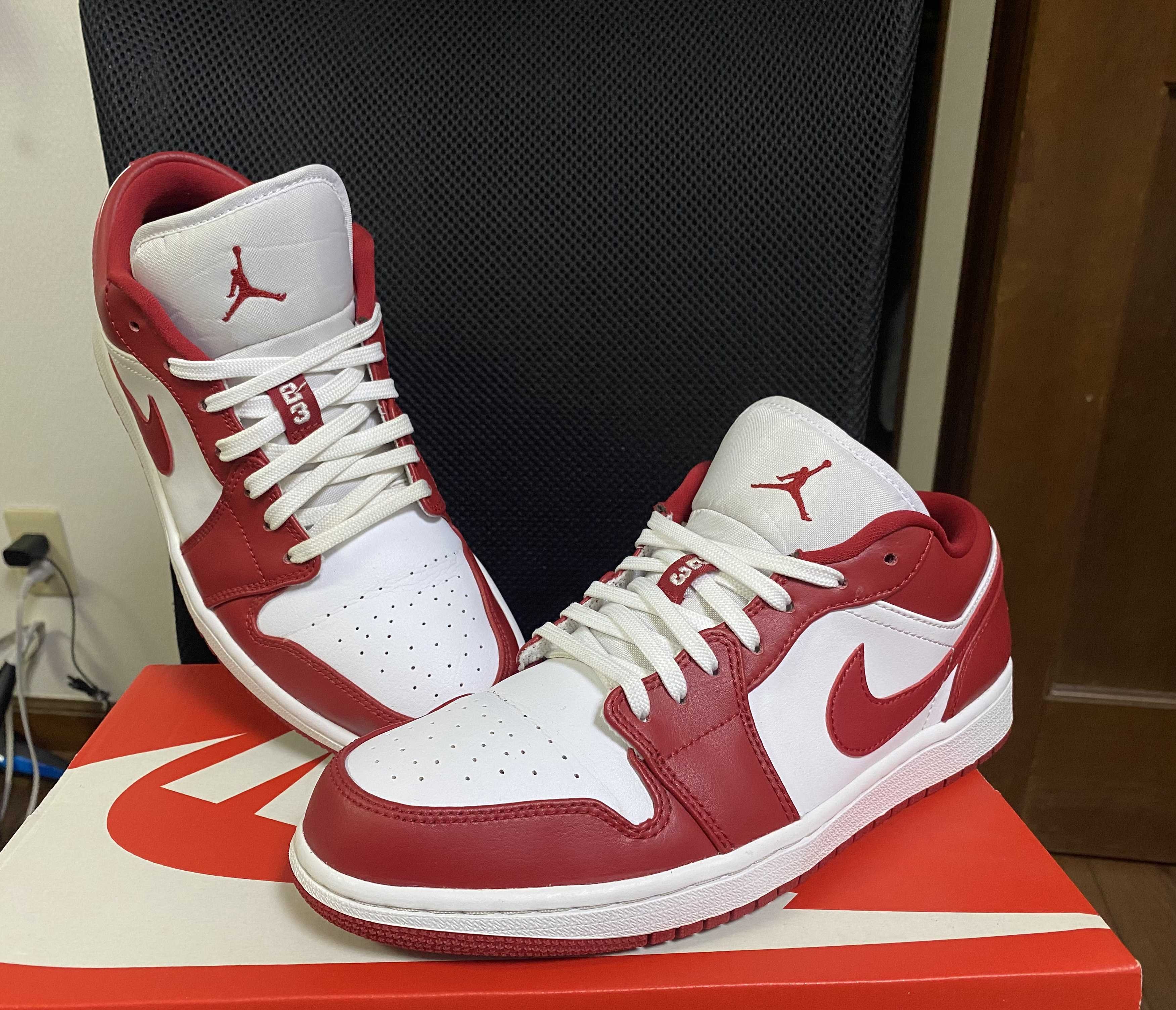 Nike Air Jordan 1 Low "Gym Red/White"