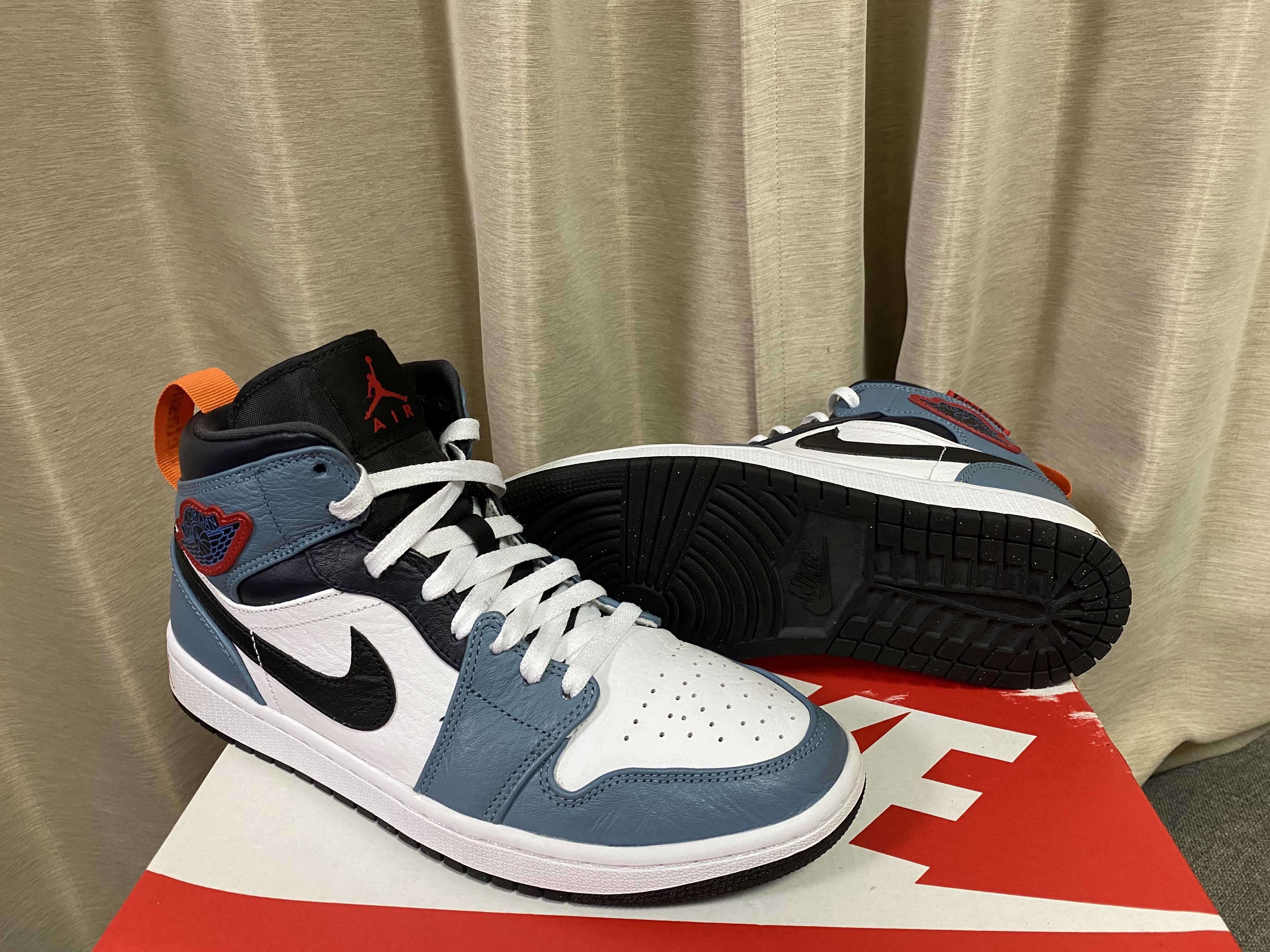 FACETASM × Nike Air Jordan 1 Mid "White/Navy"