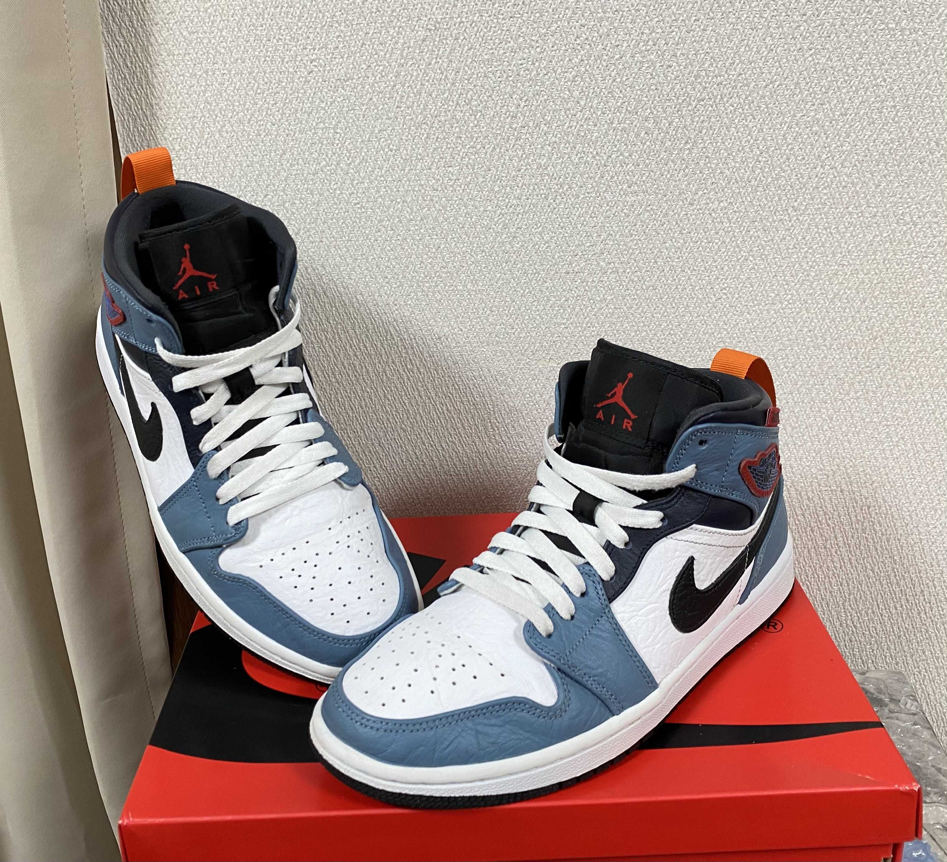 FACETASM × Nike Air Jordan 1 Mid "White/Navy"