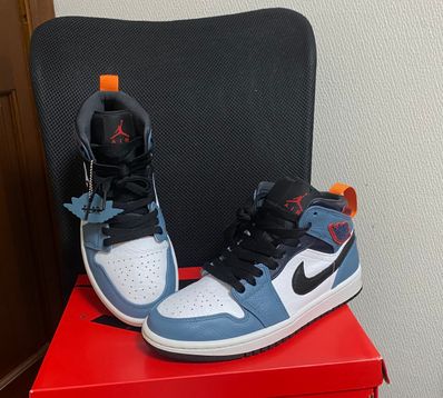 FACETASM × Nike Air Jordan 1 Mid "White/Navy"